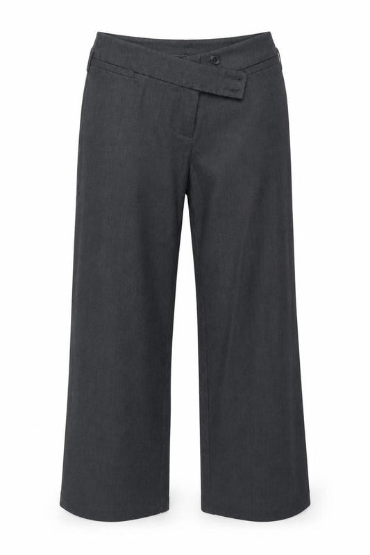 Marks and Spencer Womens Grey   Trousers  Size 8 L28 in