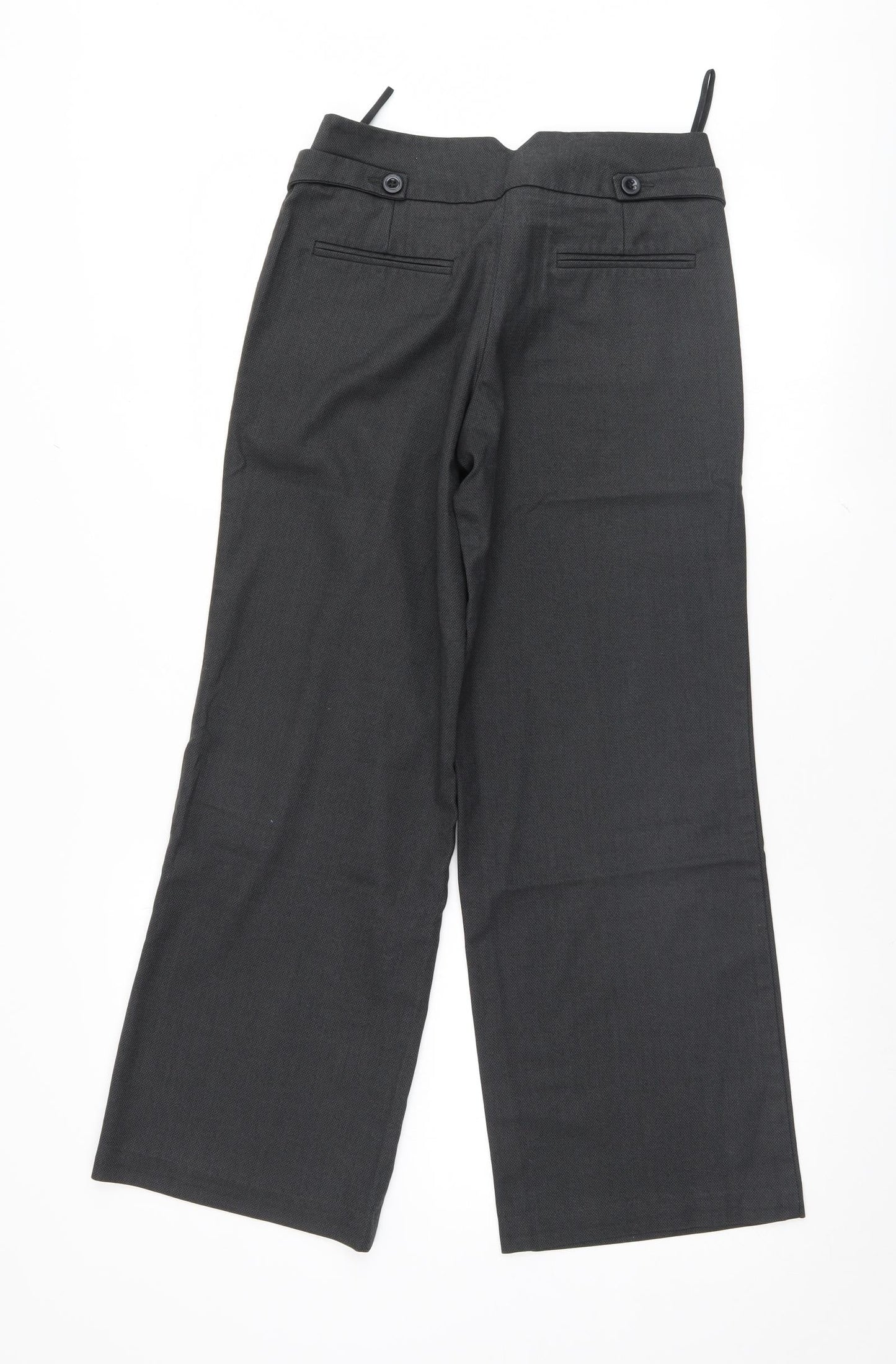 Marks and Spencer Womens Grey   Trousers  Size 8 L28 in