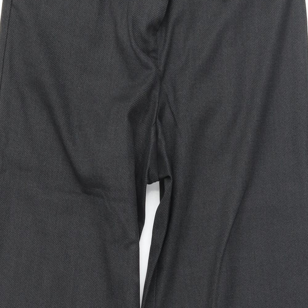 Marks and Spencer Womens Grey   Trousers  Size 8 L28 in