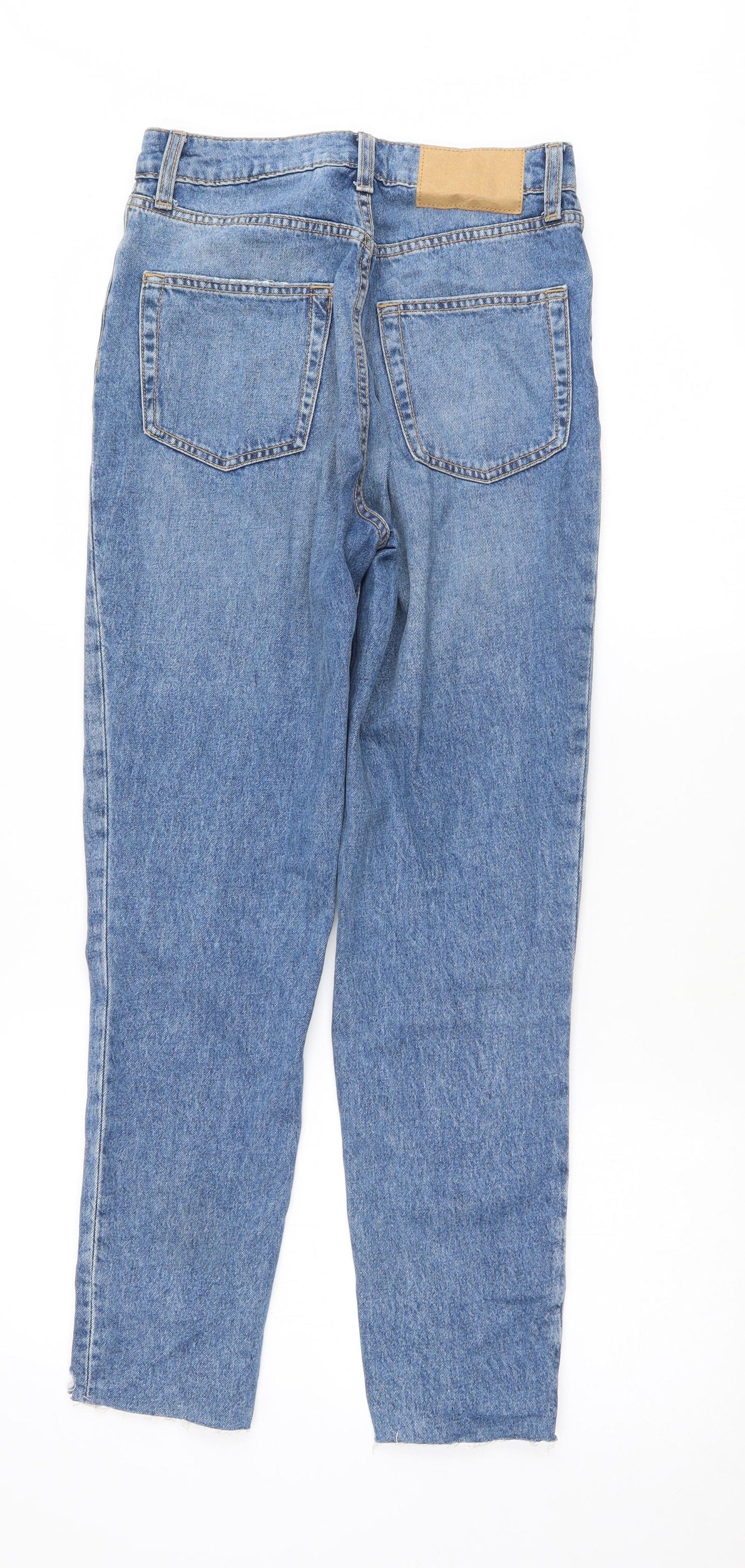 H&M Womens Blue   Straight Jeans Size 6 L27 in