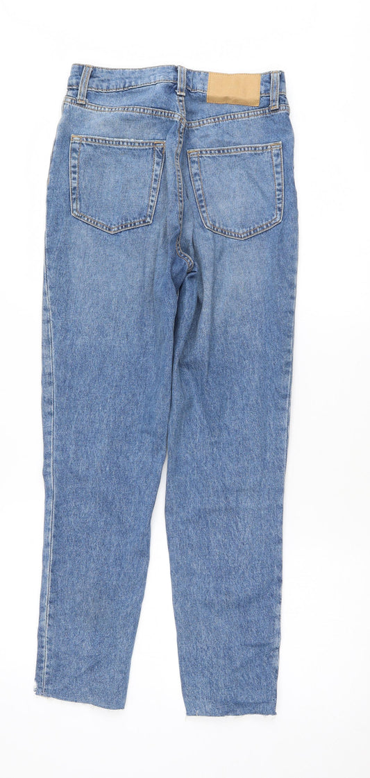 H&M Womens Blue   Straight Jeans Size 6 L27 in