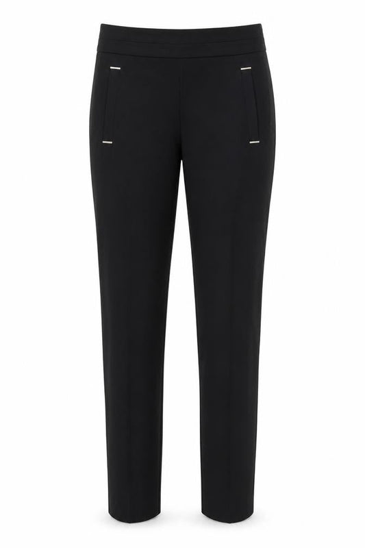 H&M Womens Black   Trousers  Size 4 L28 in