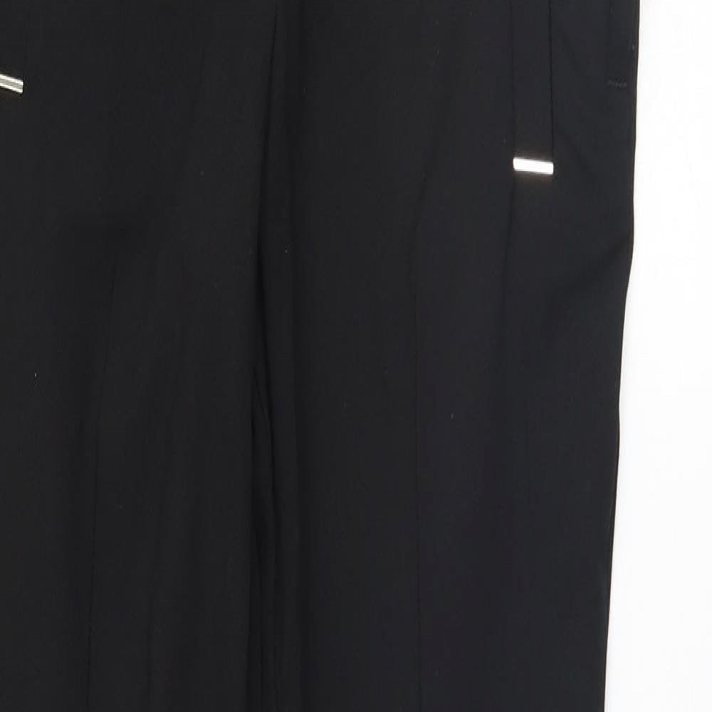 H&M Womens Black   Trousers  Size 4 L28 in