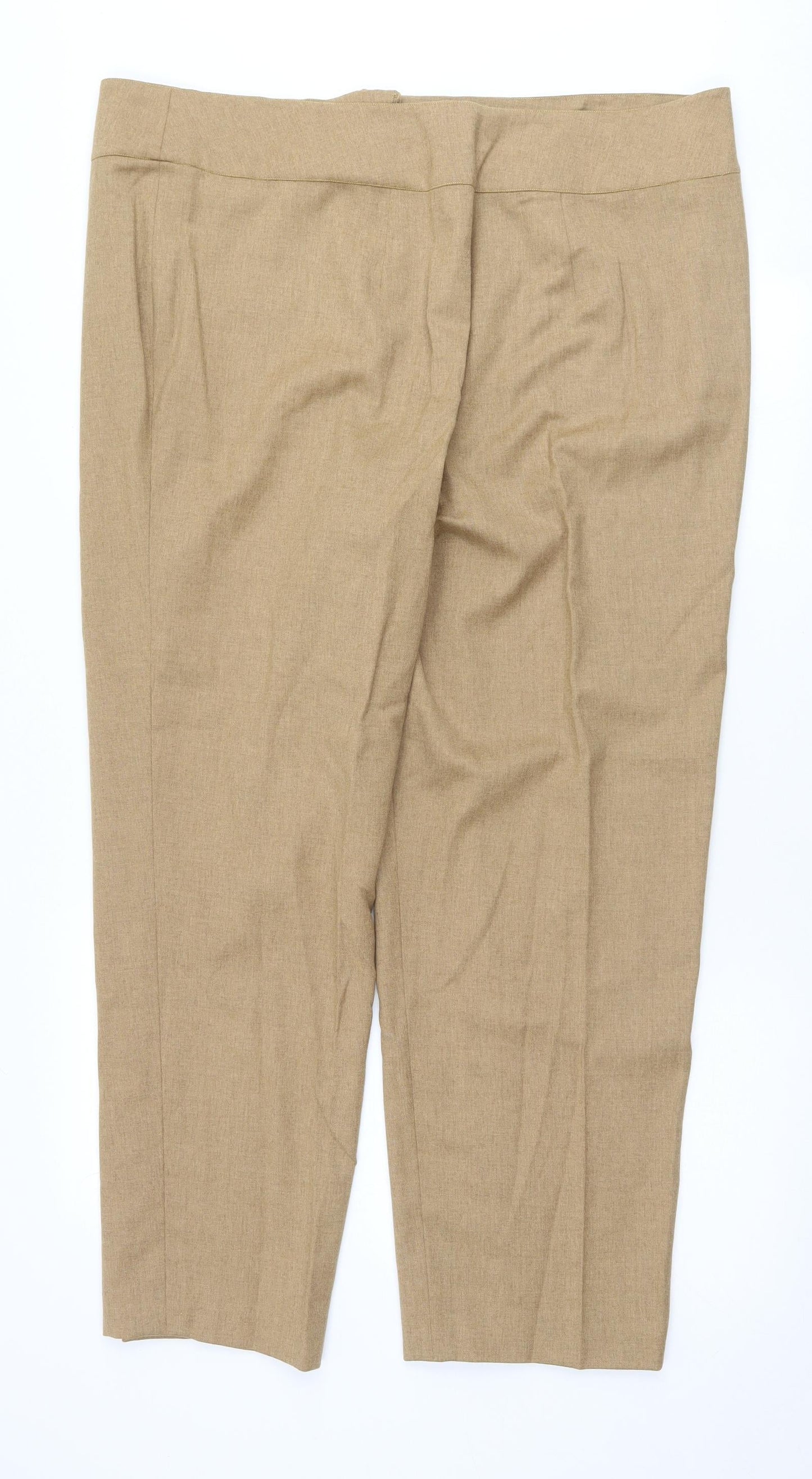 Preworn Womens Brown   Trousers  Size 42 L28 in