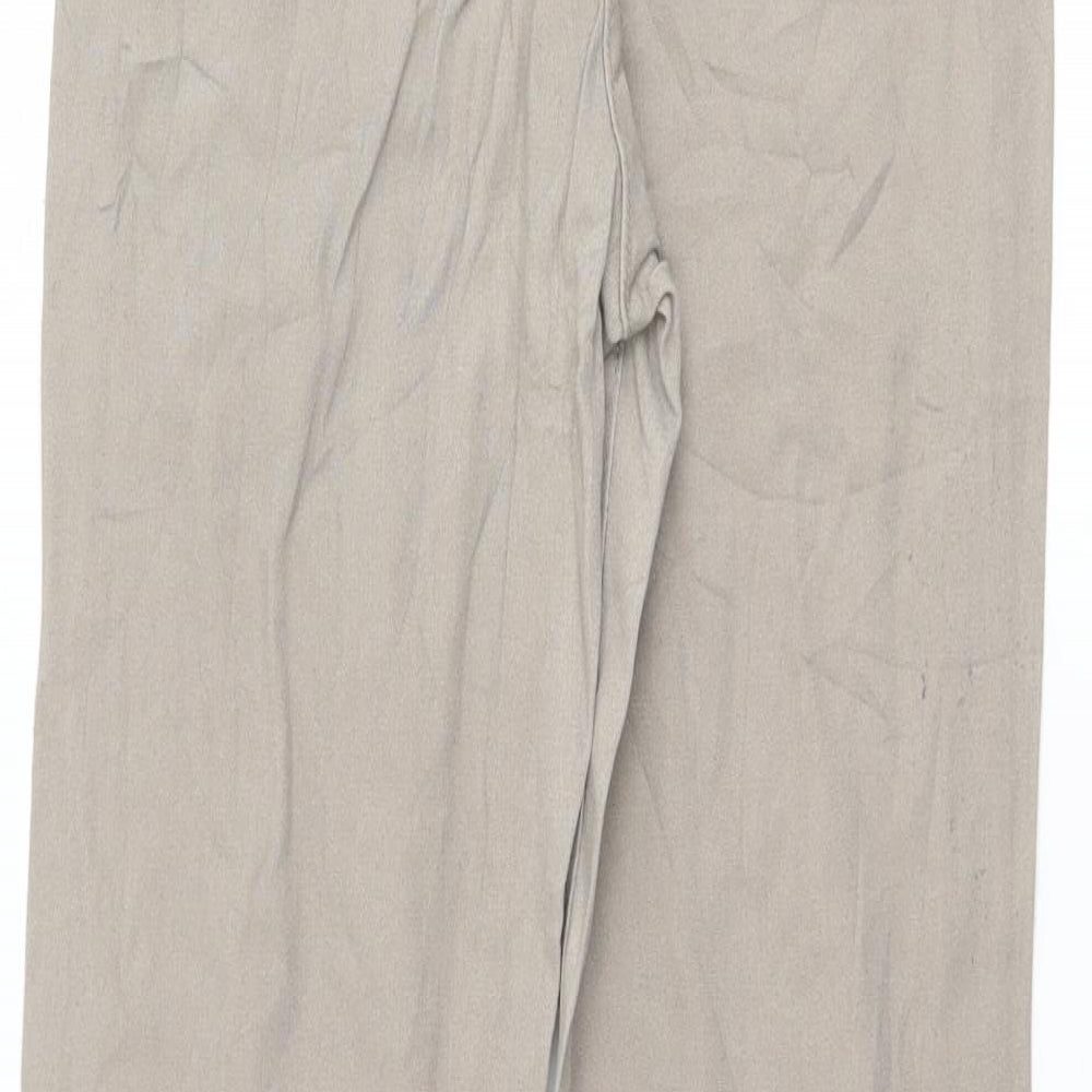 H&M Womens Beige   Trousers  Size 8 L30 in