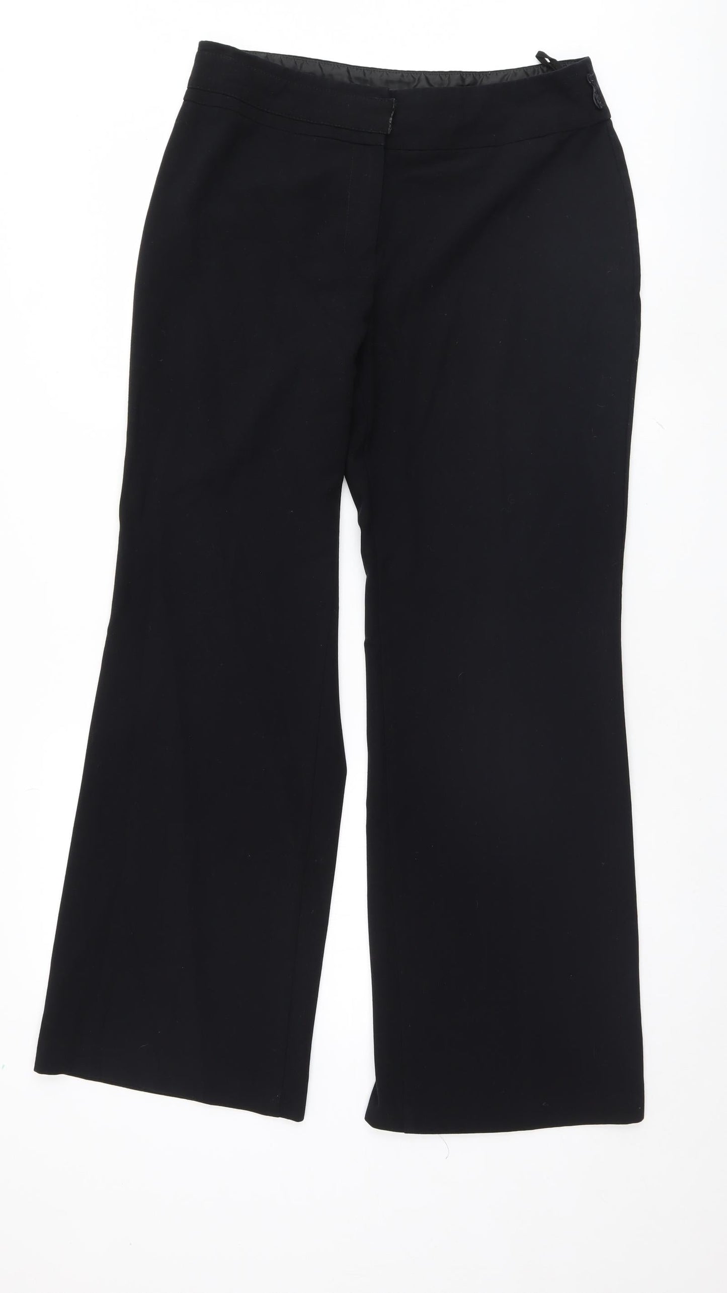 Marks and Spencer Womens Black   Trousers  Size 14 L30 in