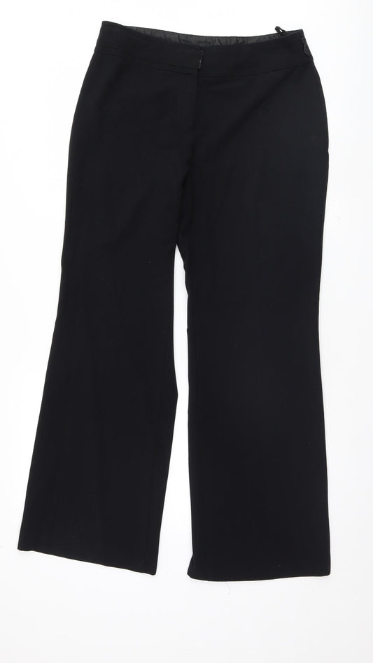 Marks and Spencer Womens Black   Trousers  Size 14 L30 in