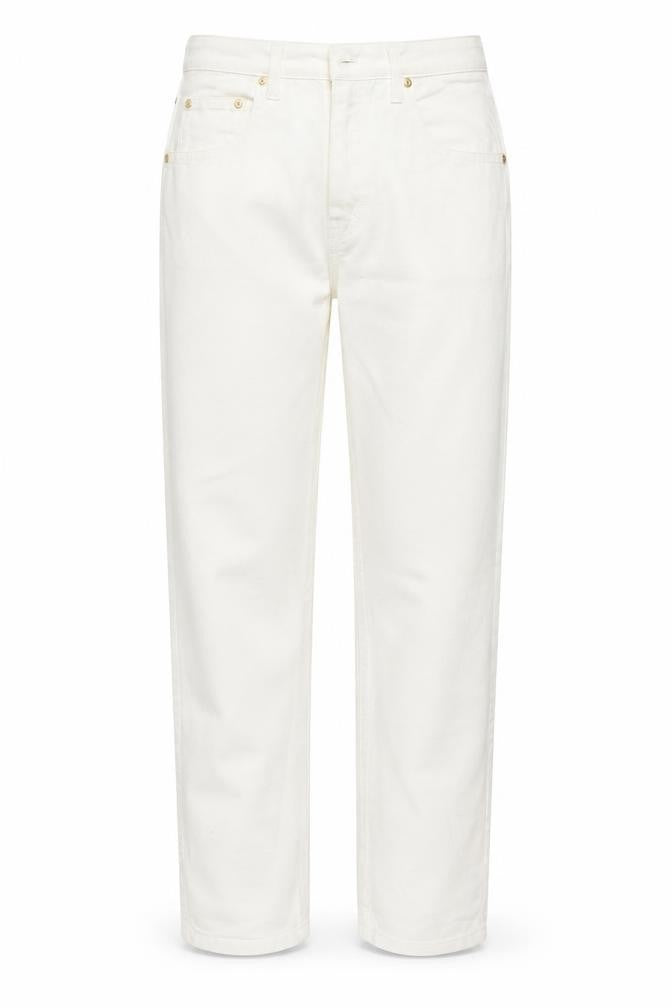 Preworn Womens White   Straight Jeans Size 10 L28 in