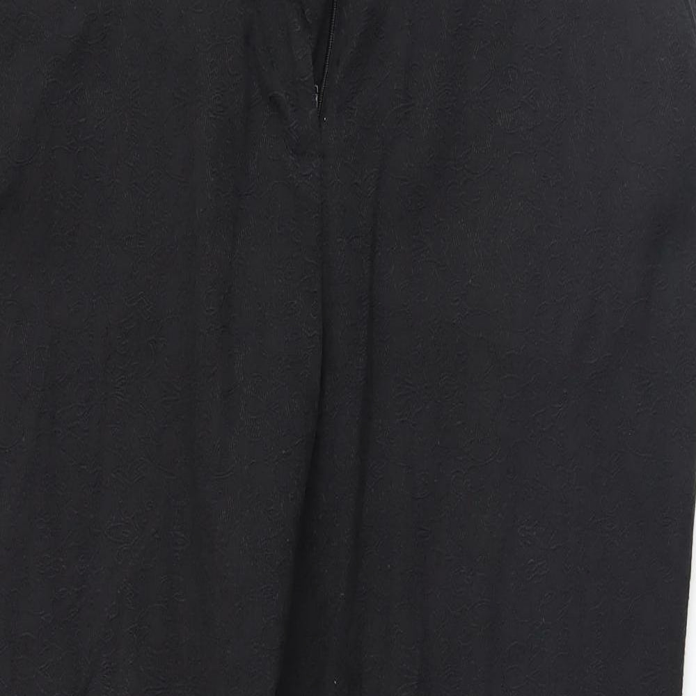 David Emanuel Womens Black   Trousers  Size 14 L27 in