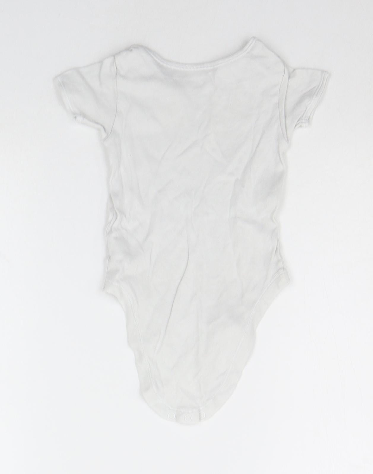 George Baby White   Babygrow One-Piece Size 18-24 Months