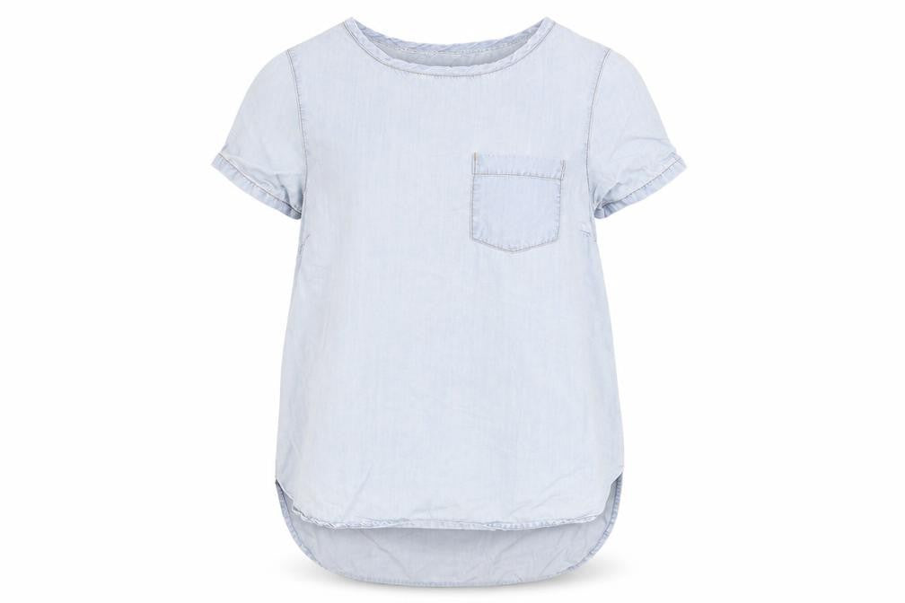 New Look Womens Blue   Basic Blouse Size 10