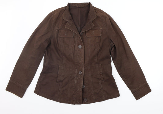 BHS Womens Brown   Jacket Coat Size 14