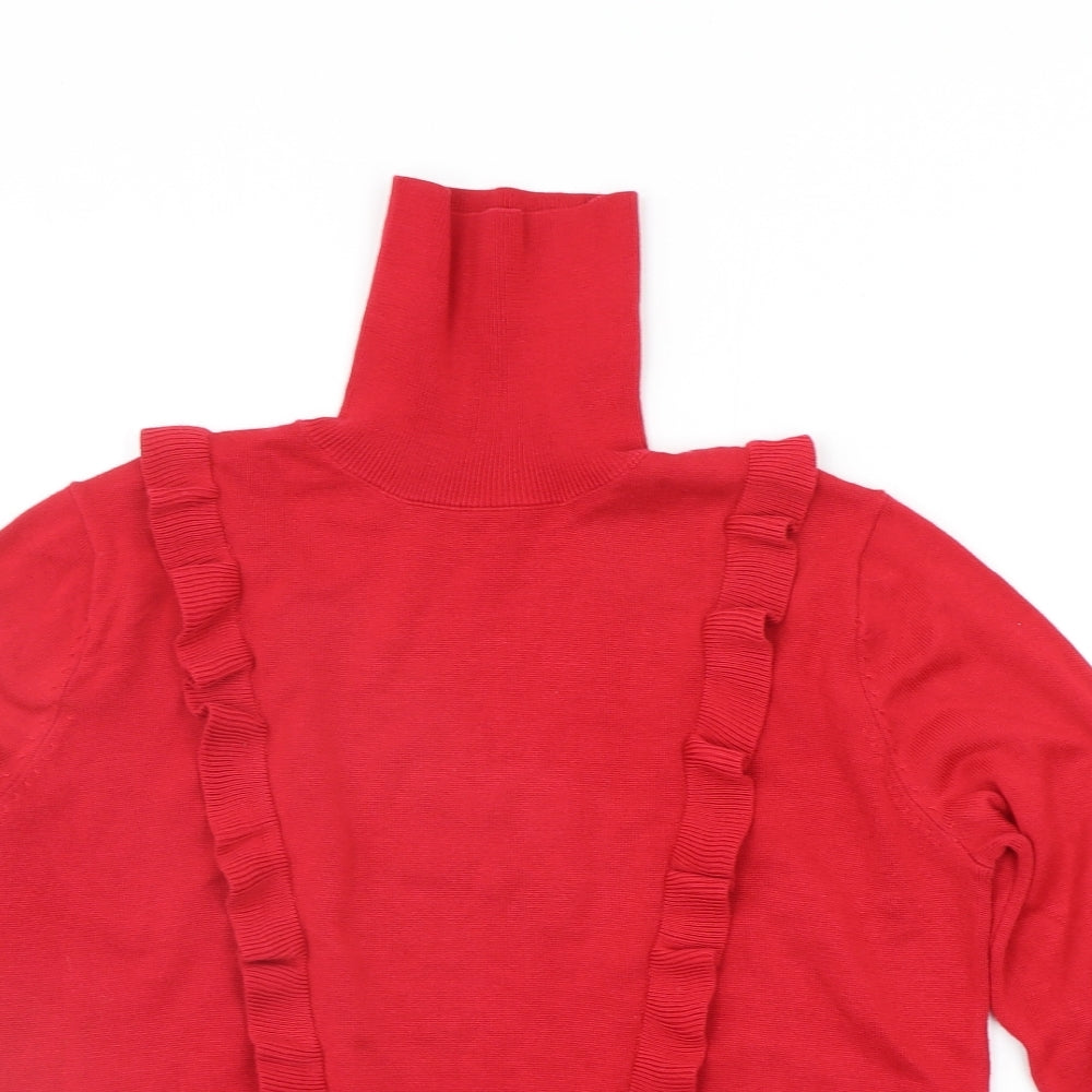 R Edition Womens Red   Pullover Jumper Size M