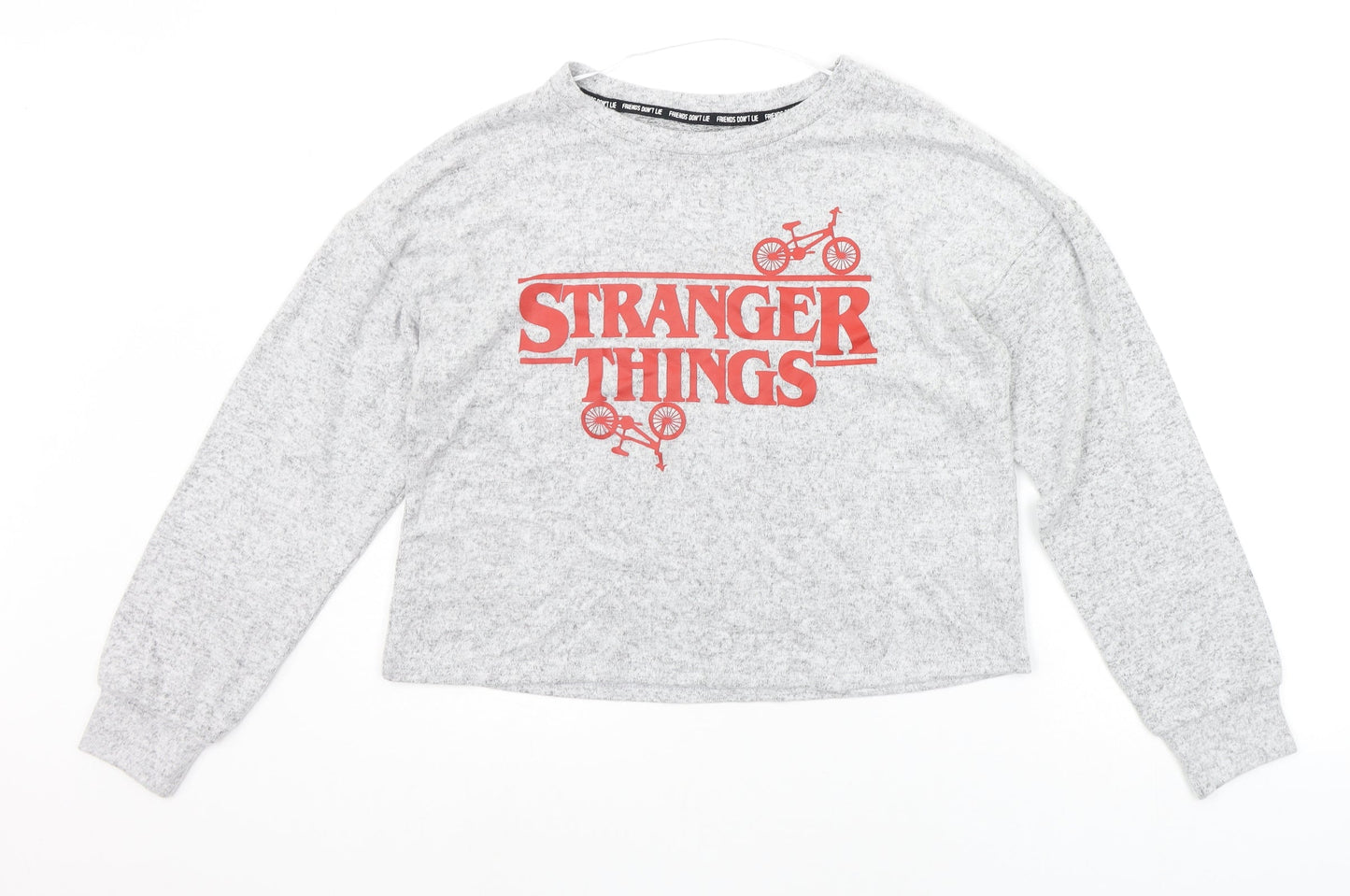 LOVE TO LOUNGE Womens Grey   Pullover Jumper Size S