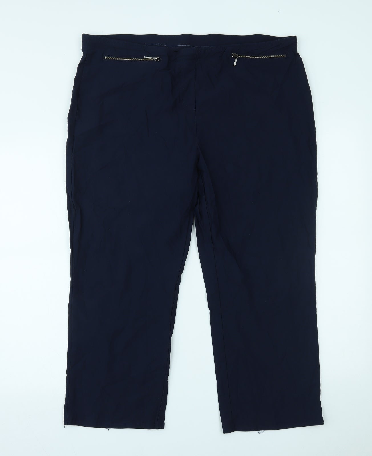 Preworn Womens Blue   Trousers  Size 20 L23 in