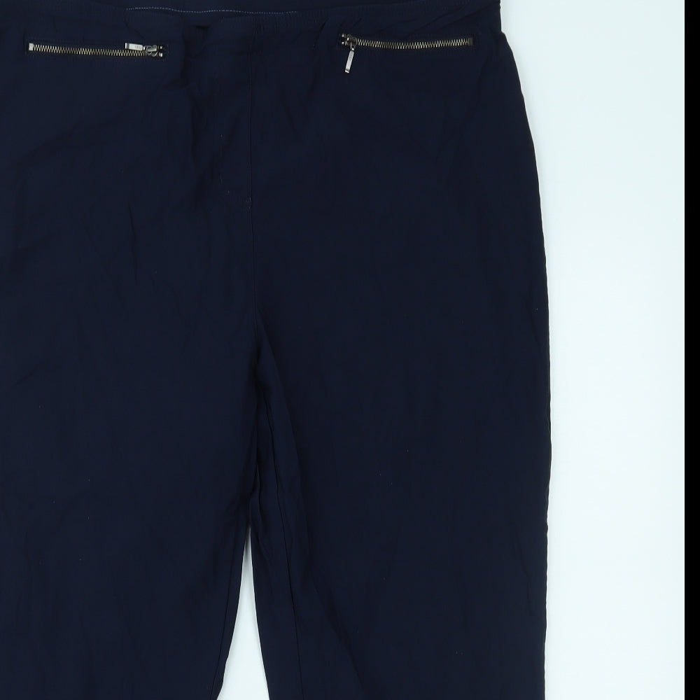 Preworn Womens Blue   Trousers  Size 20 L23 in