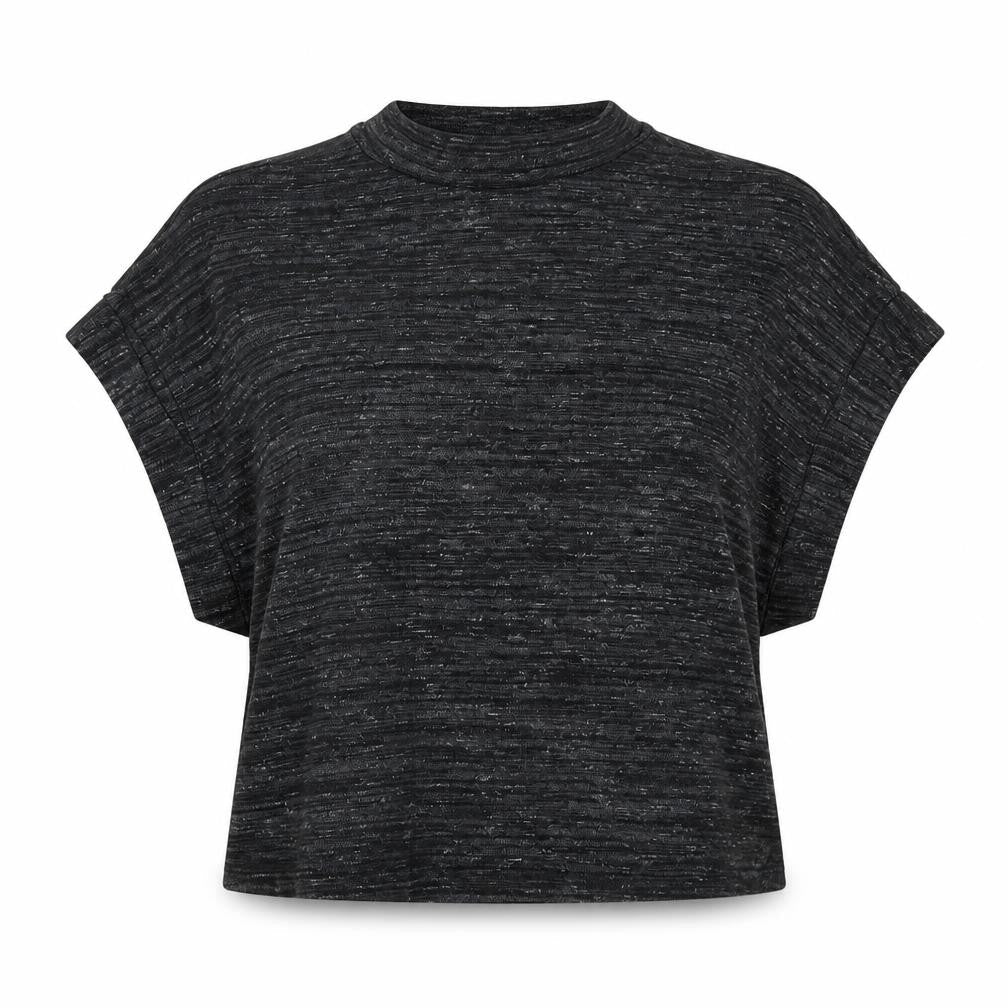 River Island Womens Grey   Cropped T-Shirt Size 10