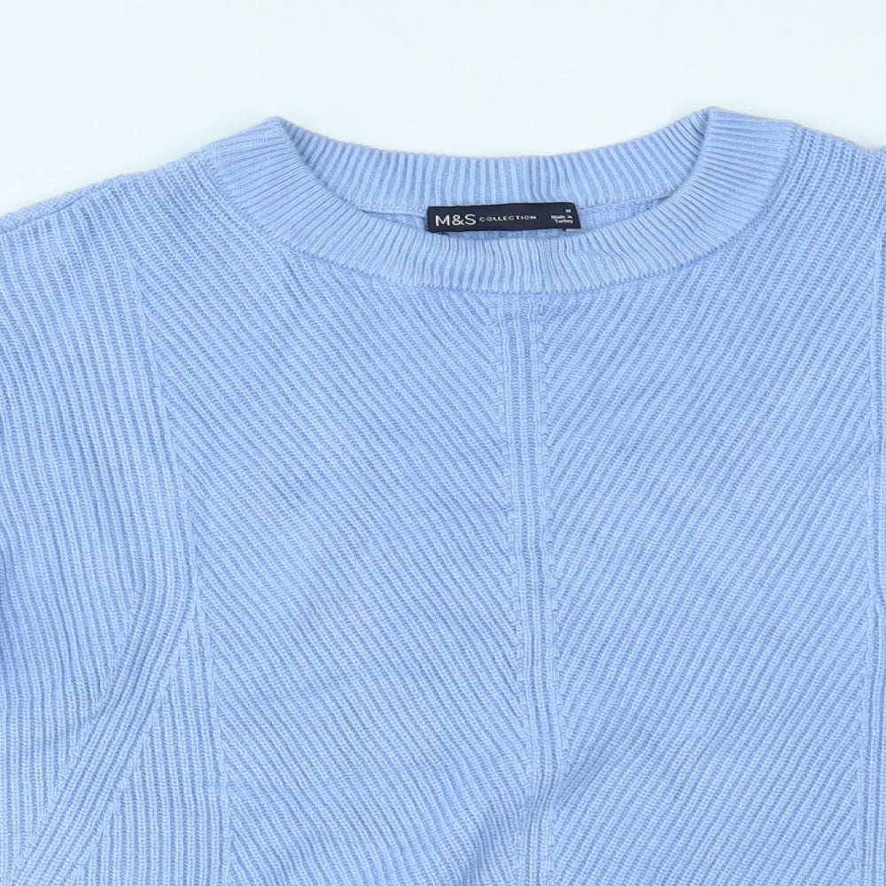 Marks and Spencer Womens Blue   Pullover Jumper Size M