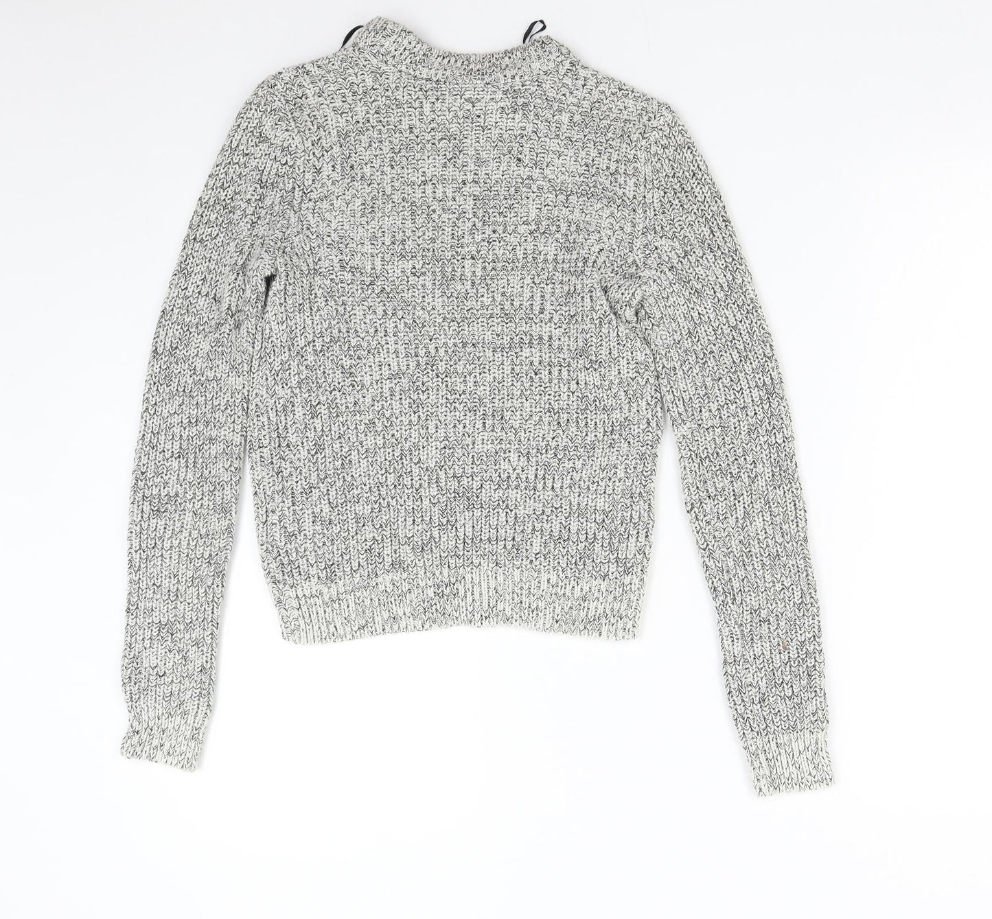 H&M Womens Grey  Knit Pullover Jumper Size XS
