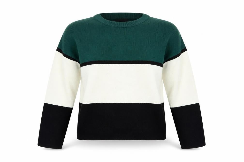New Look Womens Multicoloured Striped Knit Pullover Jumper Size S