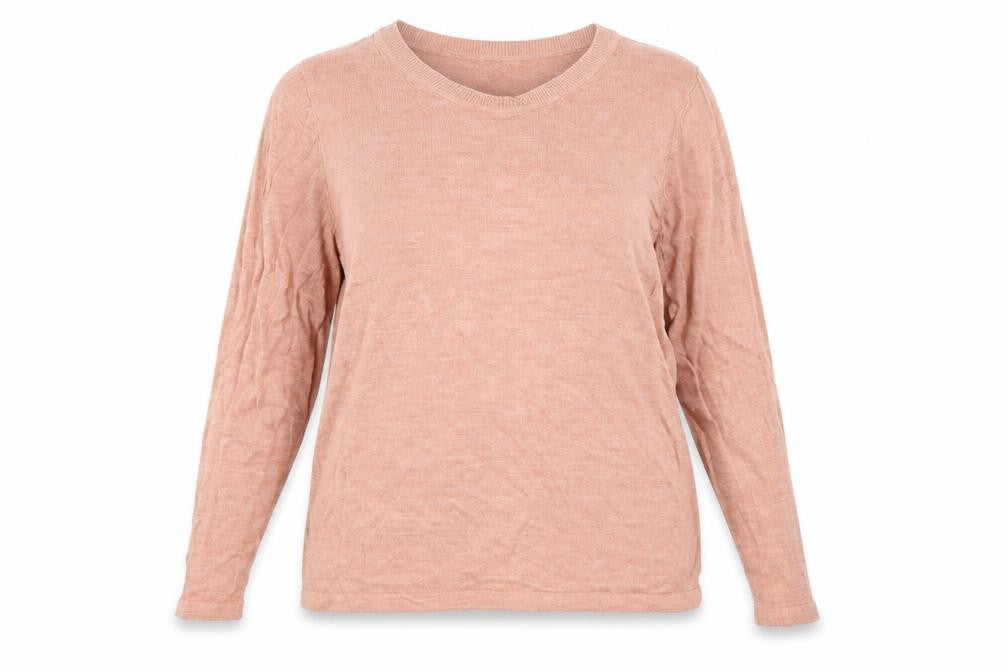 M&S Womens Orange  Knit Pullover Jumper Size 18