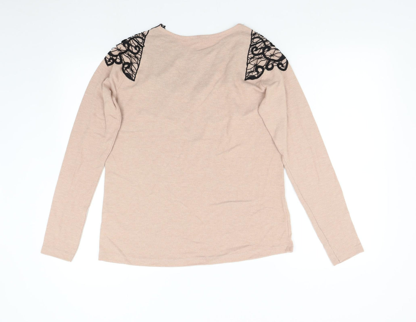 Zara Womens Pink  Knit Pullover Jumper Size 8
