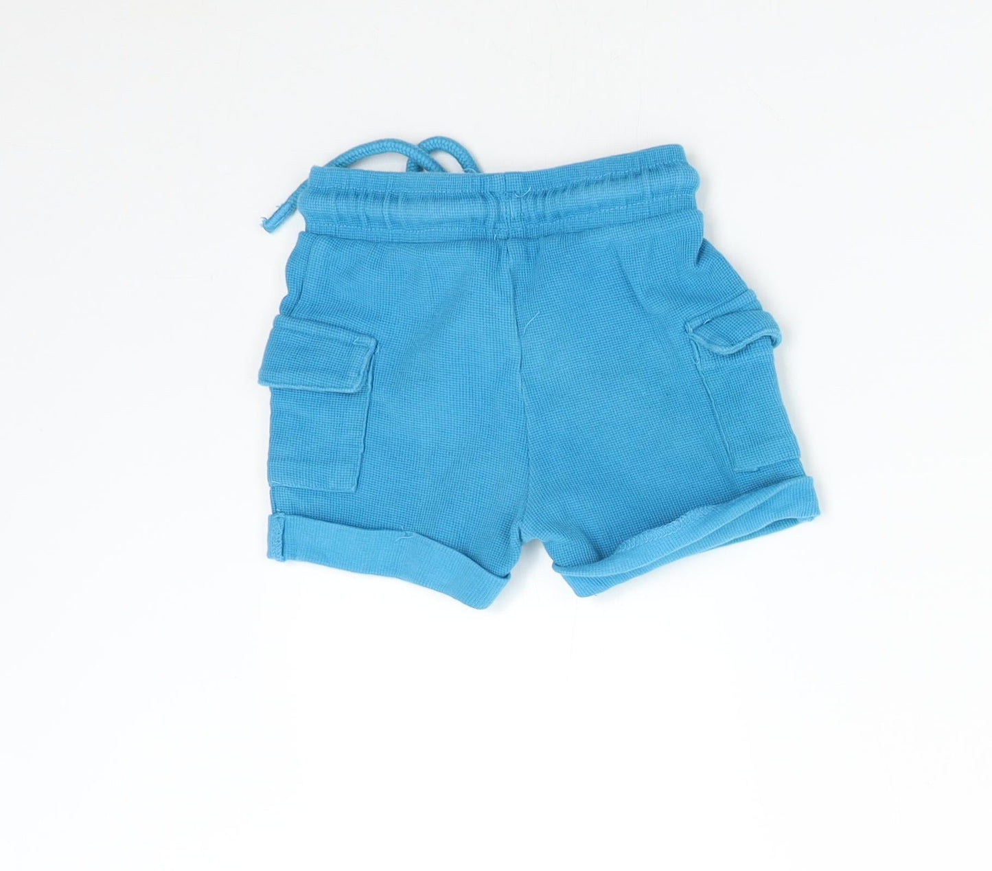 George Baby Blue   Cargo Trousers Size 12-18 Months  - Shorts