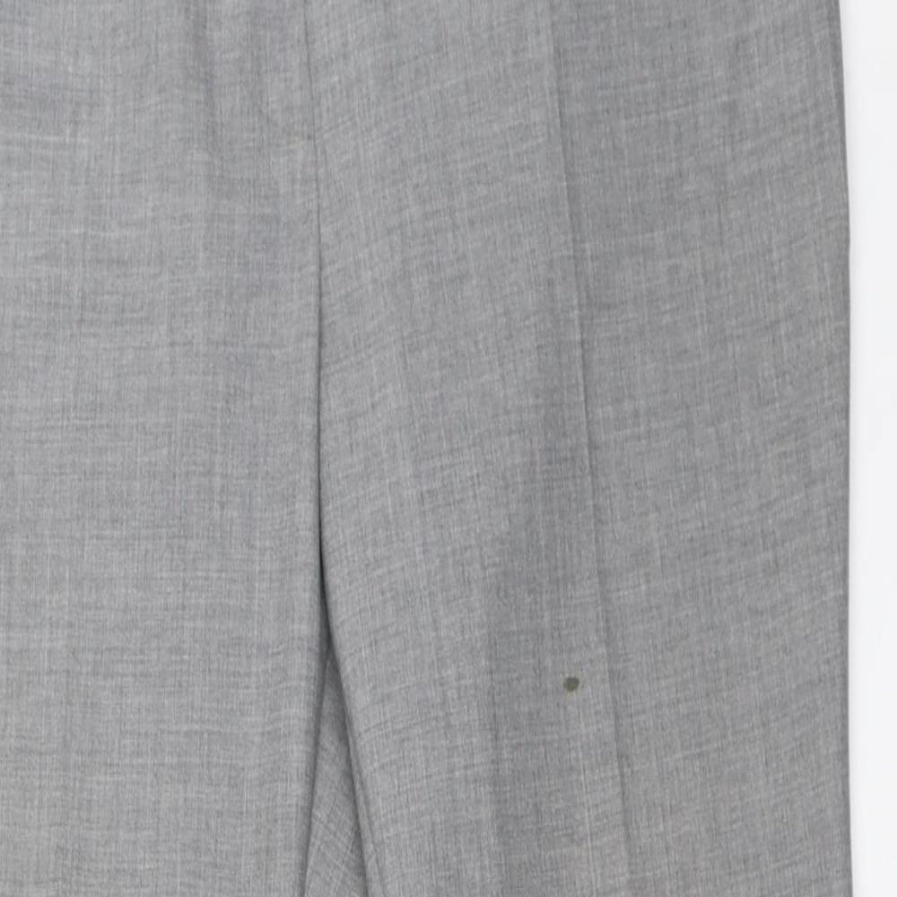 Marks and Spencer Womens Grey   Trousers  Size 14 L28 in