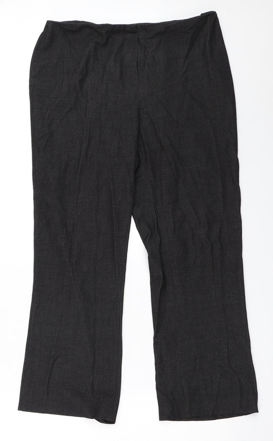 Preworn Womens Grey   Trousers  Size 32 in L27 in