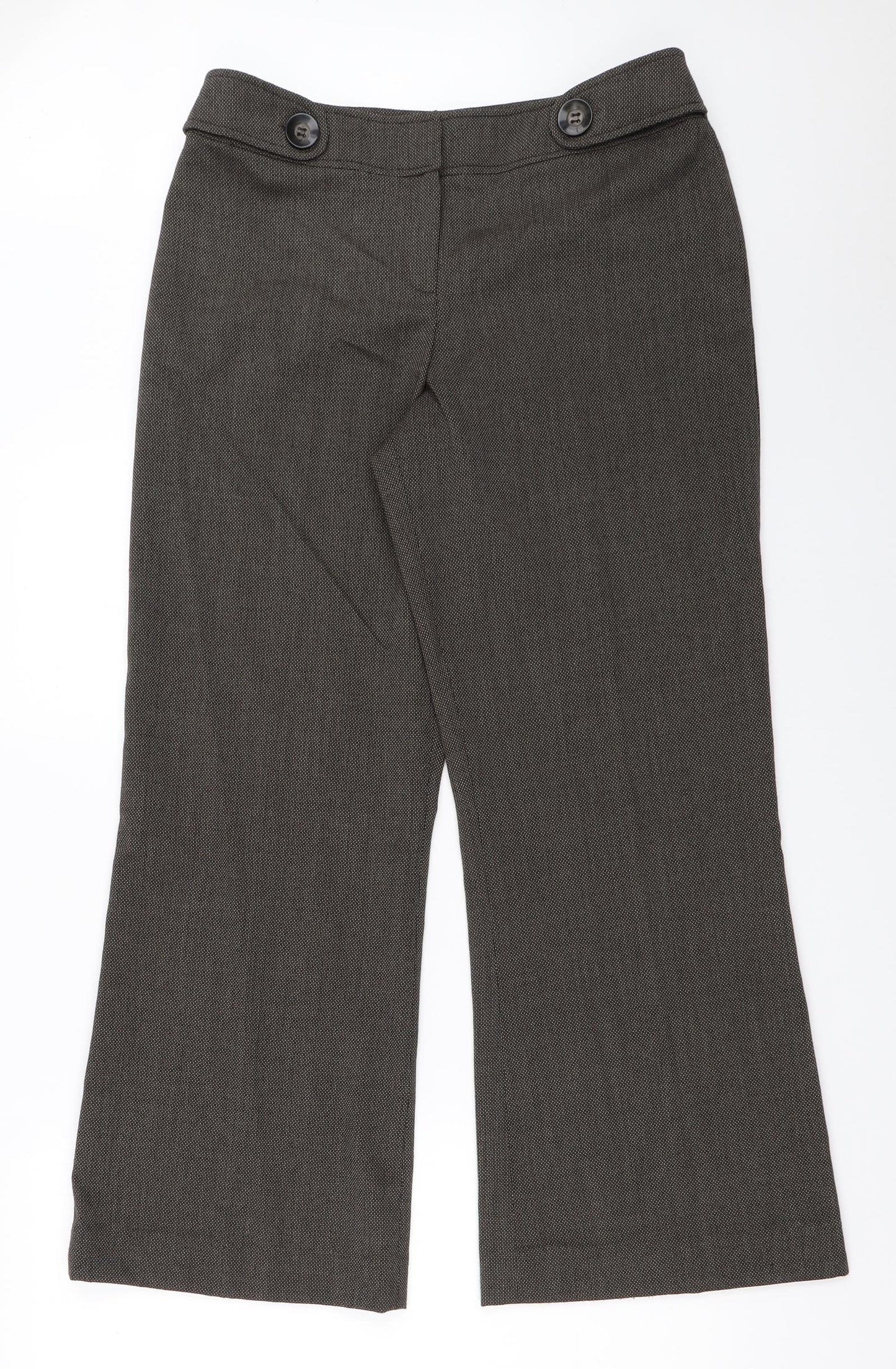 Wallis Womens Brown   Trousers  Size 12 L28 in