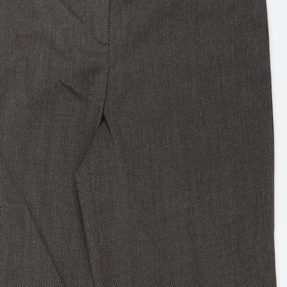Wallis Womens Brown   Trousers  Size 12 L28 in