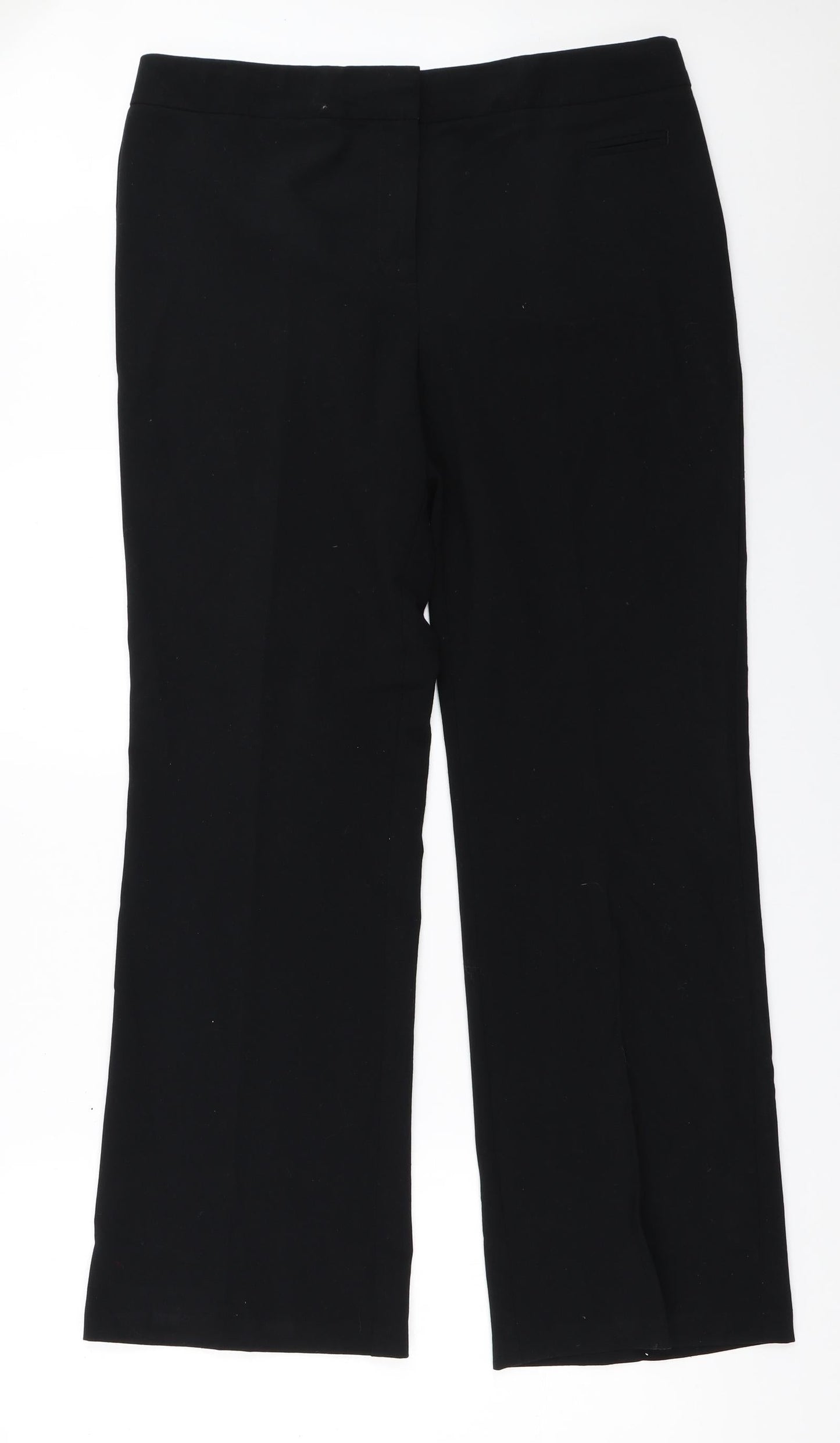 Marks and Spencer Womens Black   Trousers  Size 14 L30 in
