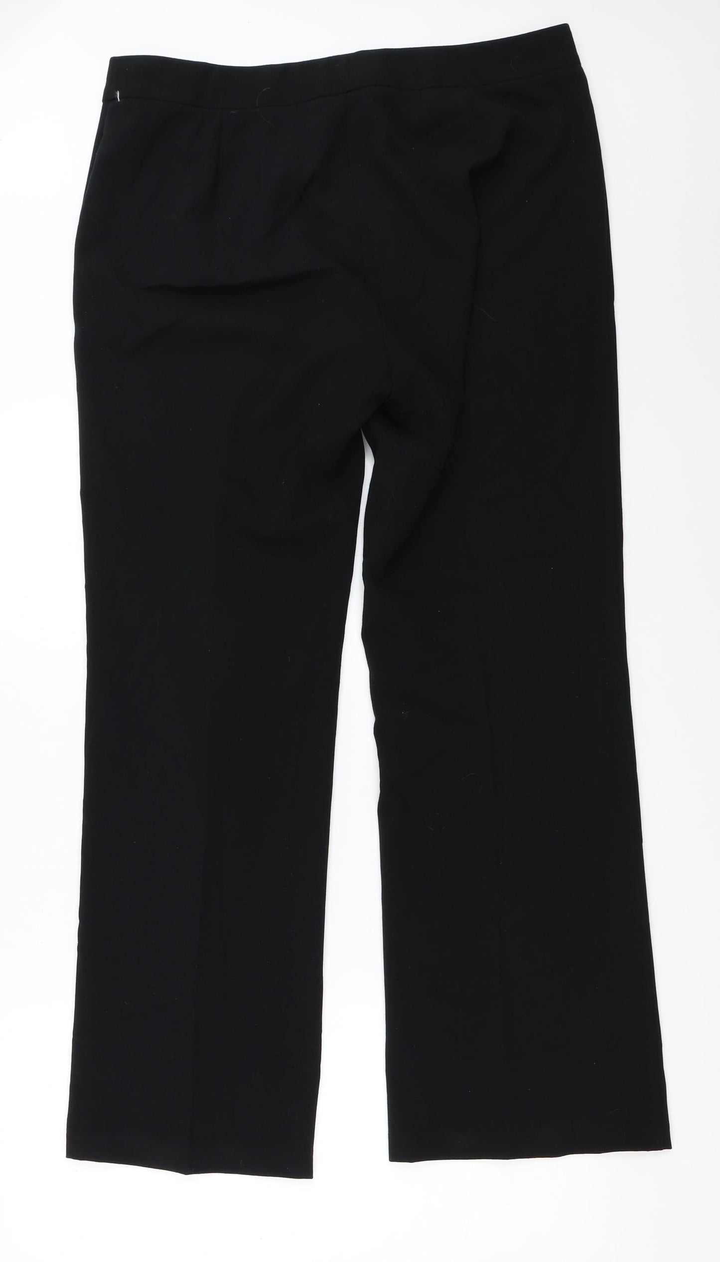 Marks and Spencer Womens Black   Trousers  Size 14 L30 in