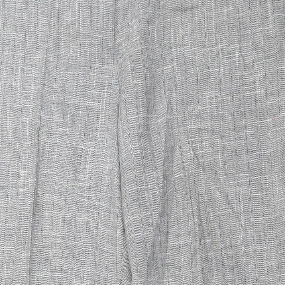 Evie Womens Grey   Trousers  Size 14 L28 in