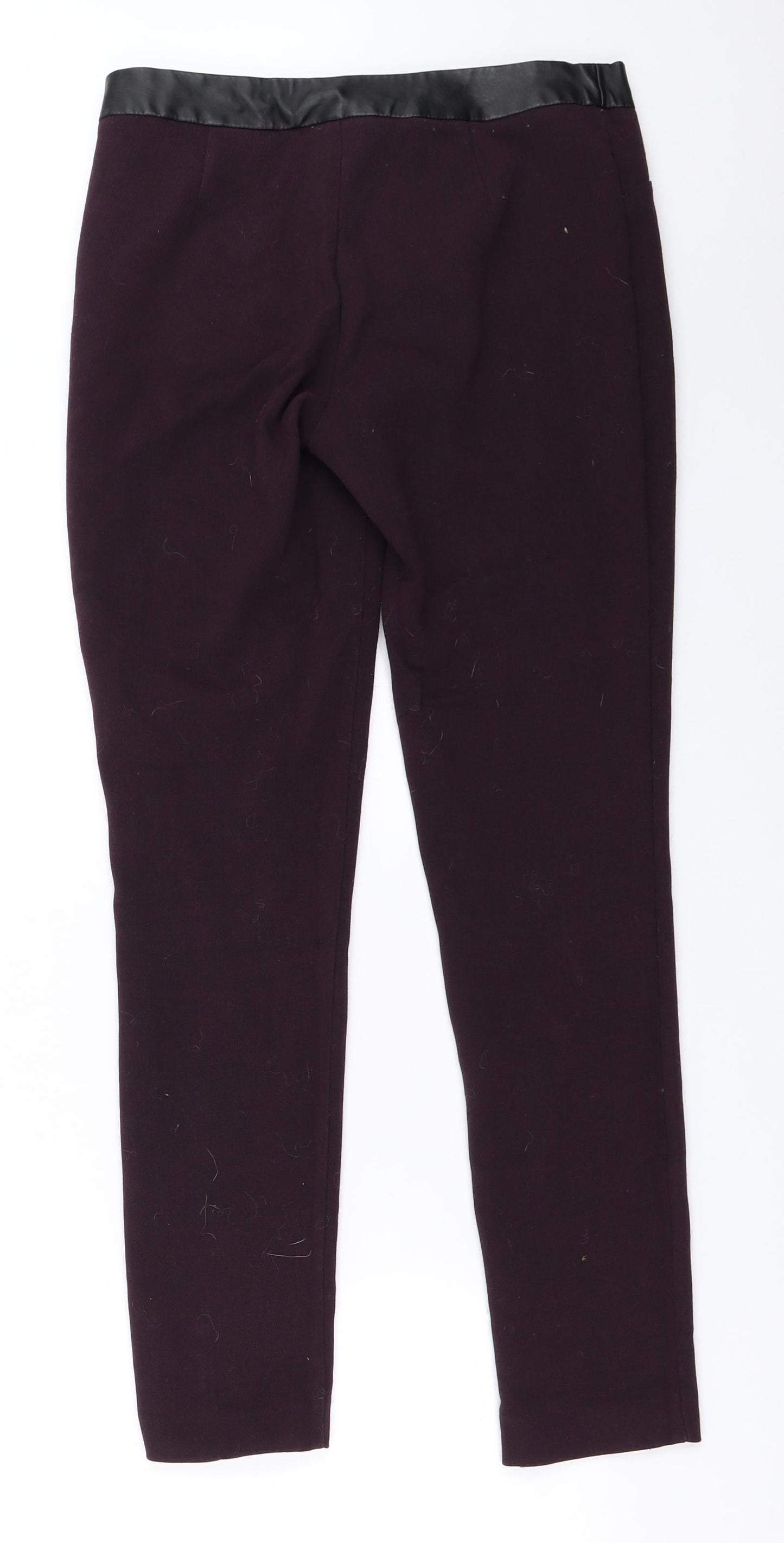 New Look Womens Purple   Trousers  Size 8 L28 in