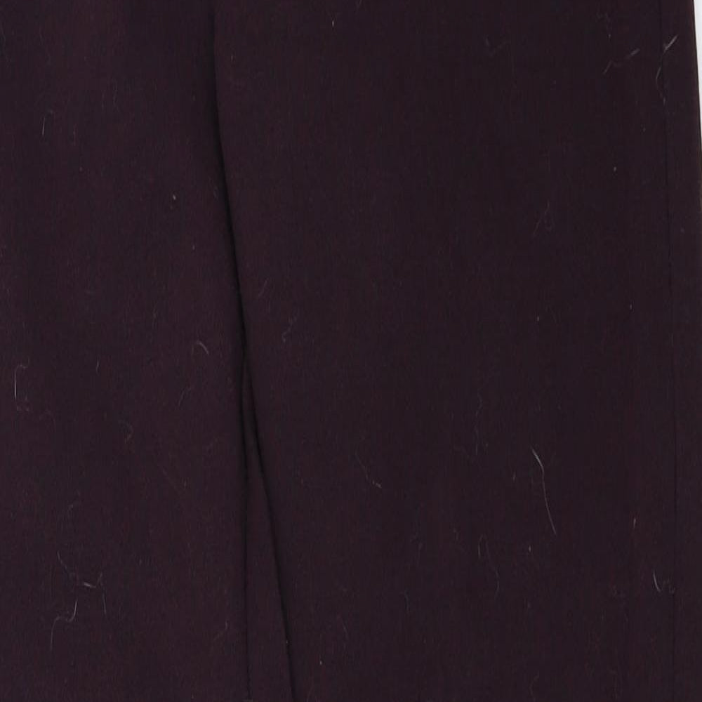 New Look Womens Purple   Trousers  Size 8 L28 in