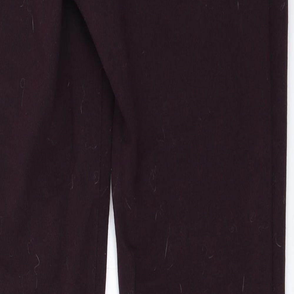 New Look Womens Purple   Trousers  Size 8 L28 in
