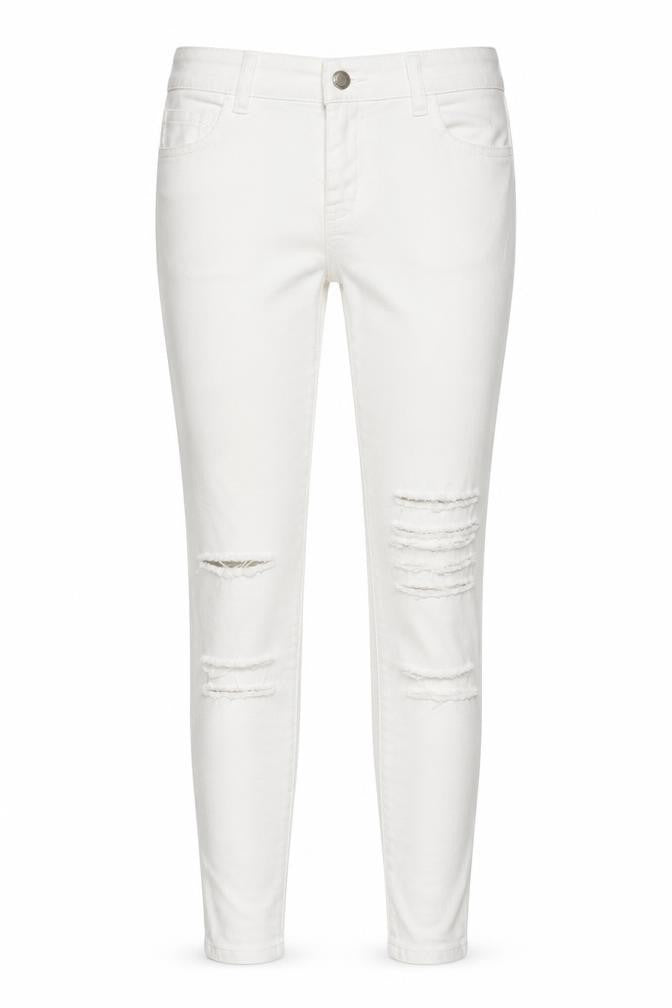 Primark Womens White   Skinny Jeans Size 10 L28 in