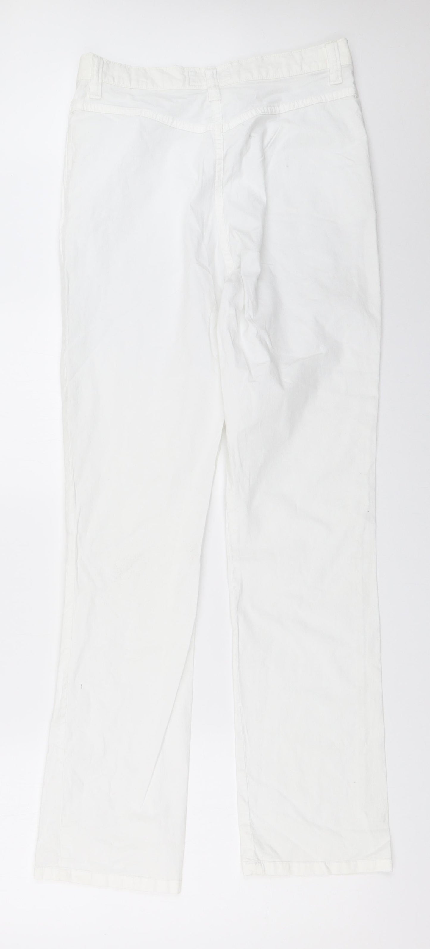 Kingshill Womens White   Trousers  Size 12 L31 in