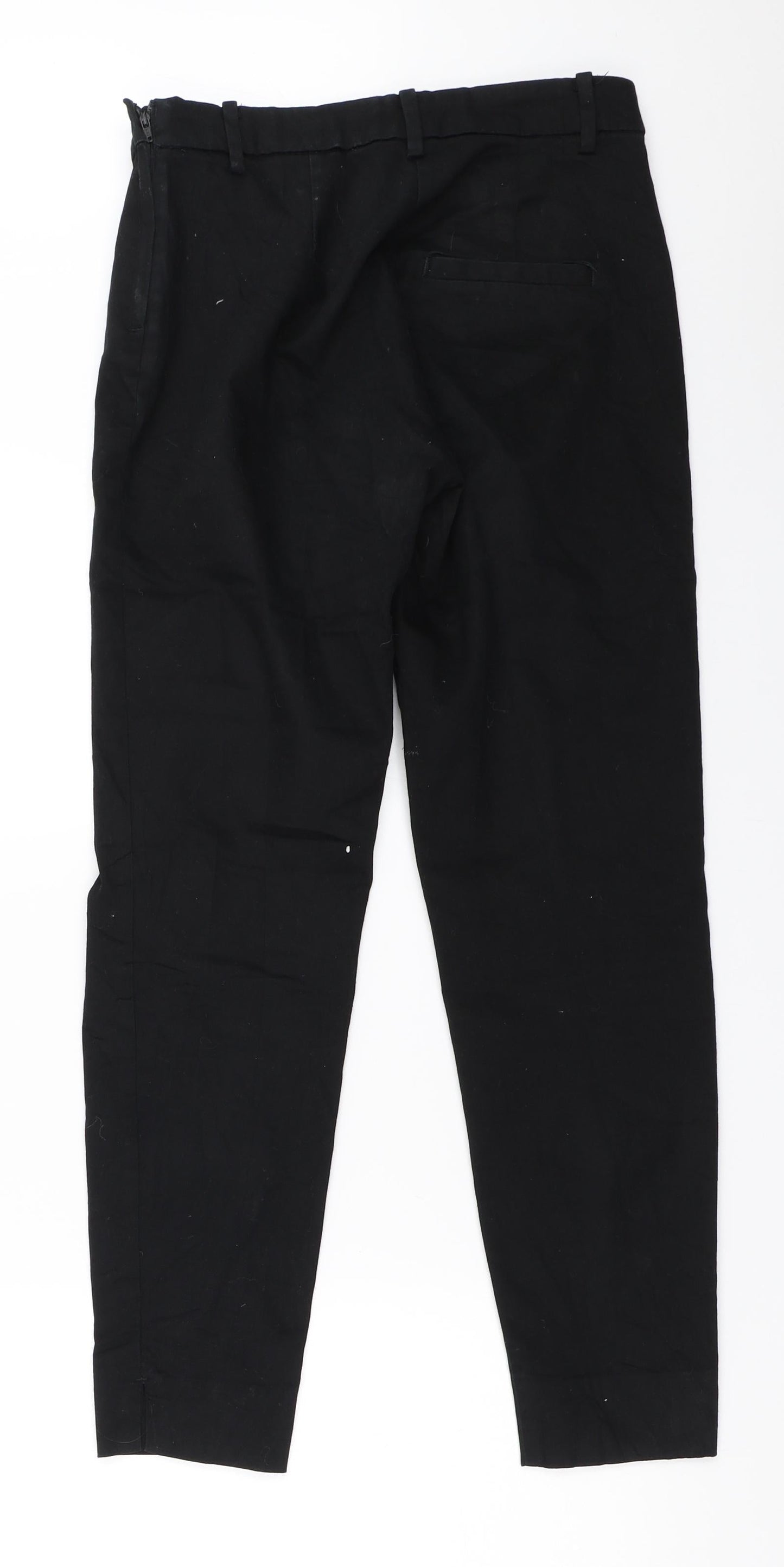 H&M Womens Black   Trousers  Size 34 L27 in