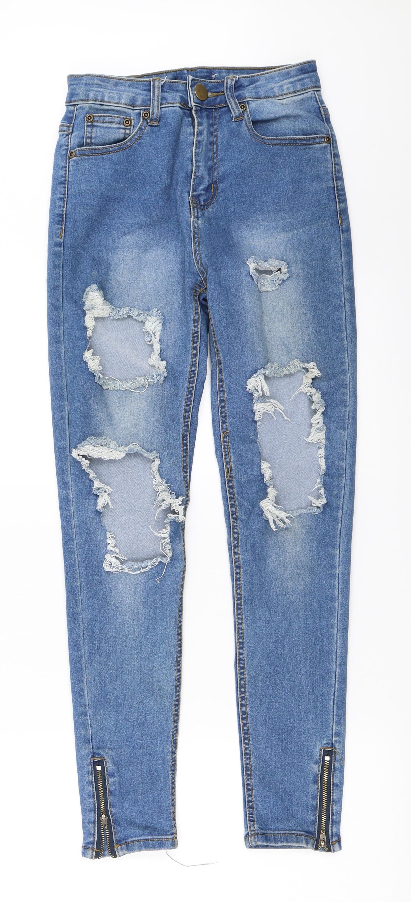Preworn Womens Blue   Skinny Jeans Size 25 in L26.5 in