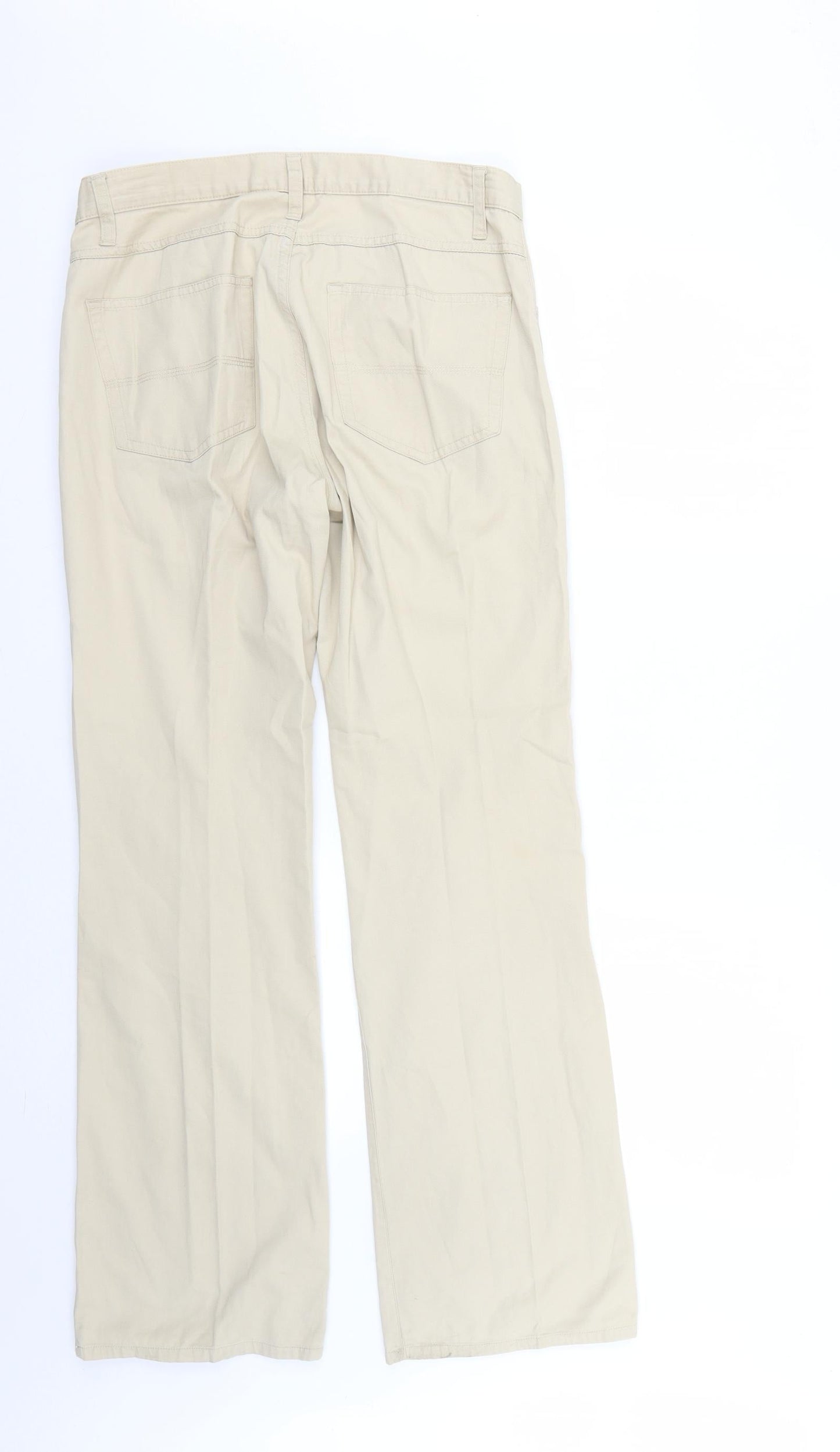 Preworn Mens Beige   Straight Jeans  L30 in