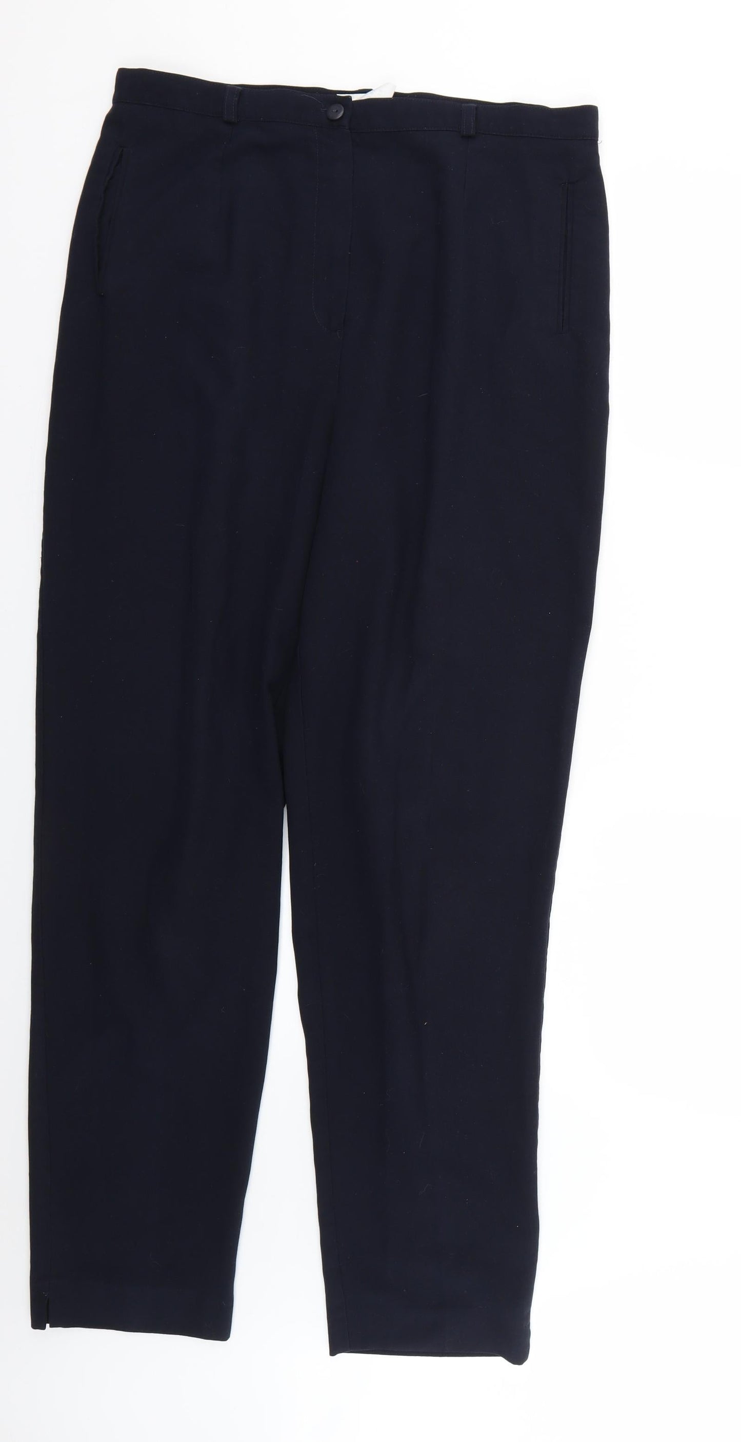 Essentials Womens Blue   Trousers  Size 14 L29 in