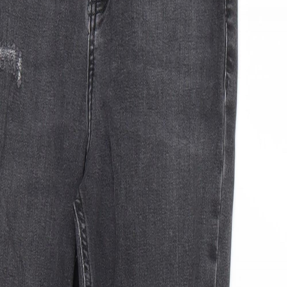 Topshop Mens Black   Skinny Jeans Size 26 L24 in