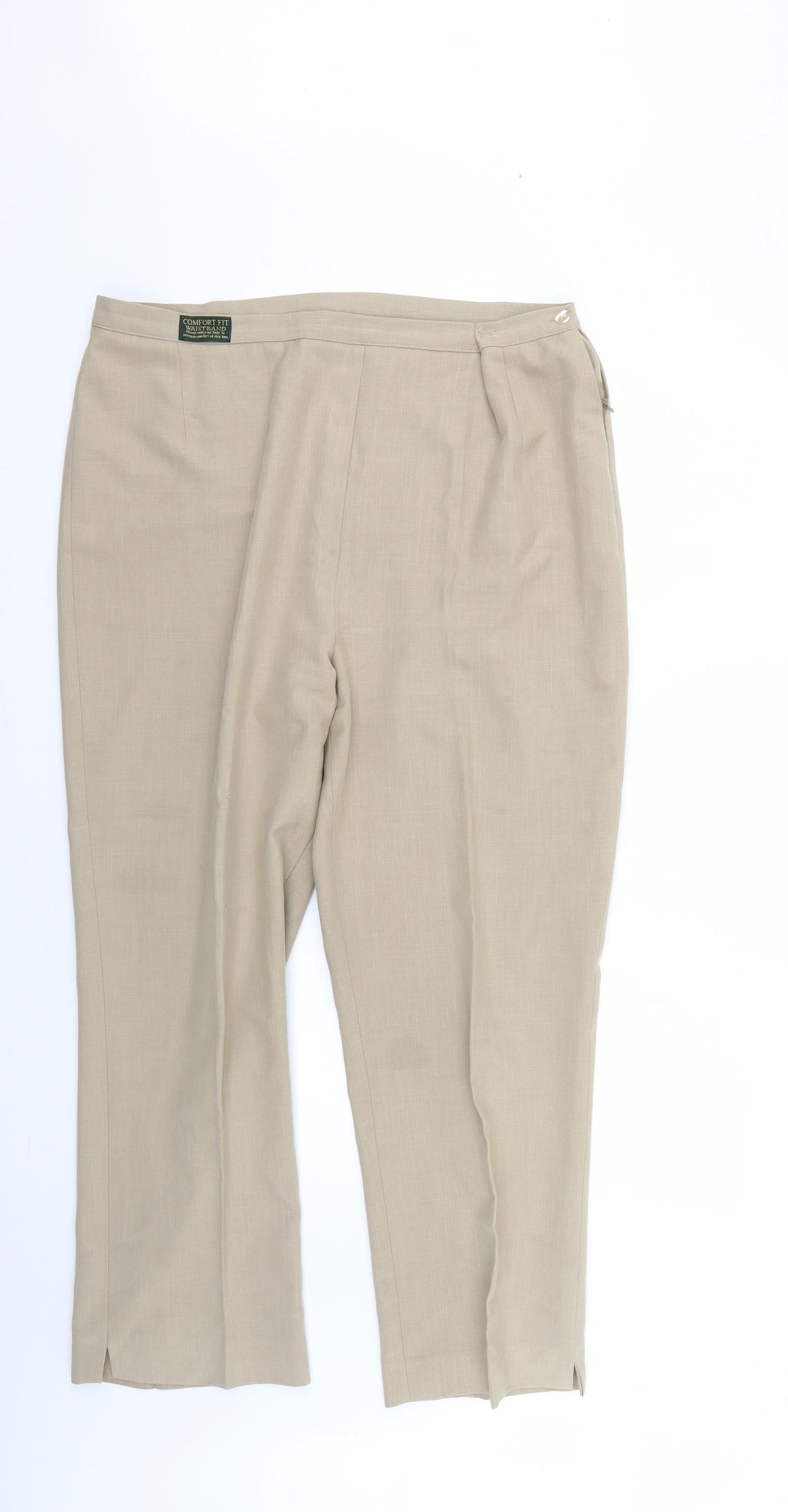 farah hamilton Womens Beige   Trousers  Size 20 L26 in