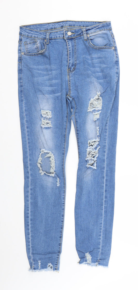Preworn Mens Blue   Straight Jeans Size M L26 in