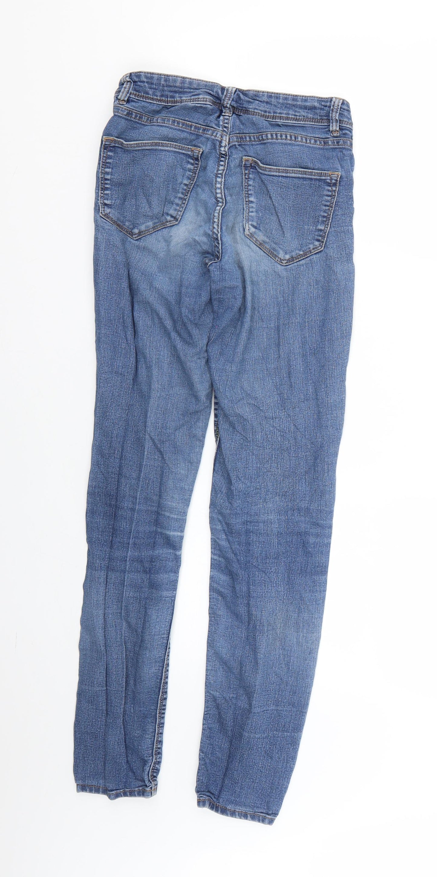 H&M Womens Blue   Skinny Jeans Size 4 L27 in