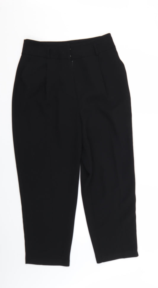 Preworn Womens Black   Trousers  Size 12 L25 in