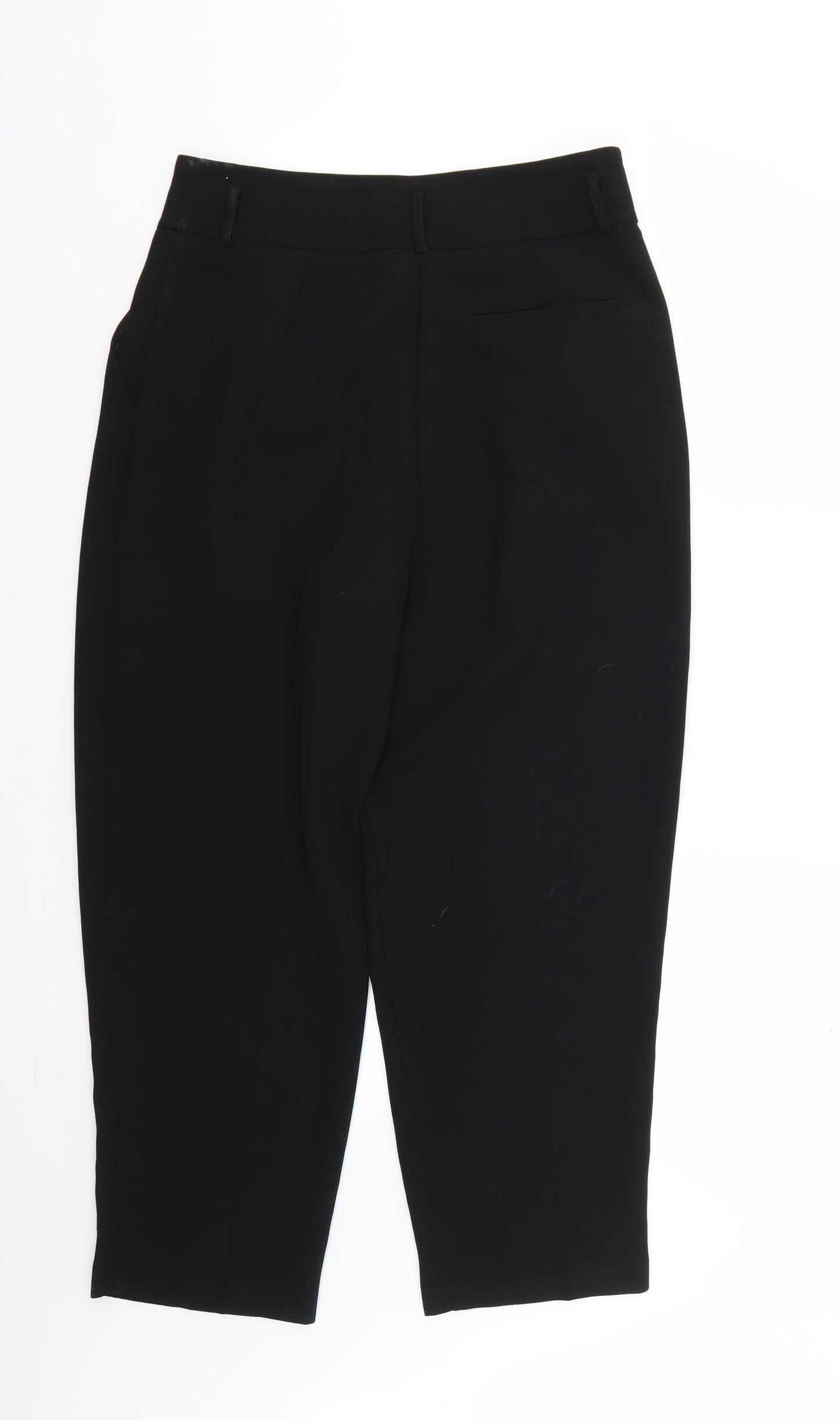 Preworn Womens Black   Trousers  Size 12 L25 in