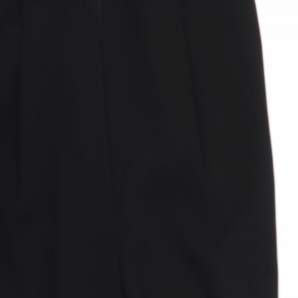 Preworn Womens Black   Trousers  Size 12 L25 in